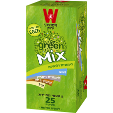 Зеленый чай микс Wissotzky Green Tea Mix Wissotzky 25 пак*1.5 гр